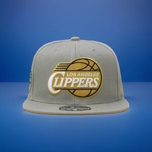 Mitchell & Ness Los Angeles‎ Clippers 25 Season Gray Fitted Cap